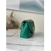 Louis Vuitton LV New Wave Chain MM Bag In Green Leather M58664 Louis Vuitton LV New Wave Chain MM Bag In Green Leather M58664