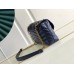 Louis Vuitton LV New Wave Chain MM Bag In Navy Blue Leather M20615 Louis Vuitton LV New Wave Chain MM Bag In Navy Blue Leather M20615