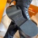 Louis Vuitton Metropolis Flat Ranger Boots In Black Leather Louis Vuitton Metropolis Flat Ranger Boots In Black Leather