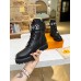 Louis Vuitton Territory Flat Ranger Boots In Black Leather Louis Vuitton Territory Flat Ranger Boots In Black Leather