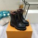Louis Vuitton LV Beaubourg Ankle Boots In Black Leather Louis Vuitton LV Beaubourg Ankle Boots In Black Leather
