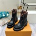 Louis Vuitton LV Beaubourg Ankle Boots In Black Leather Louis Vuitton LV Beaubourg Ankle Boots In Black Leather