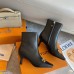 Louis Vuitton Rotary Ankle Boots In Black Calfskin Louis Vuitton Rotary Ankle Boots In Black Calfskin