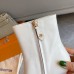 Louis Vuitton Rotary Ankle Boots In White Calfskin Louis Vuitton Rotary Ankle Boots In White Calfskin