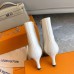 Louis Vuitton Rotary Ankle Boots In White Calfskin Louis Vuitton Rotary Ankle Boots In White Calfskin