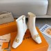 Louis Vuitton Rotary Ankle Boots In White Calfskin Louis Vuitton Rotary Ankle Boots In White Calfskin