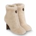 Louis Vuitton Silhouette Ankle Boots In Shearling Louis Vuitton Silhouette Ankle Boots In Shearling