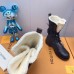 Louis Vuitton Metropolis Flat Ranger Boots with Shearling Louis Vuitton Metropolis Flat Ranger Boots with Shearling