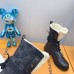 Louis Vuitton Metropolis Flat Ranger Boots with Shearling Louis Vuitton Metropolis Flat Ranger Boots with Shearling