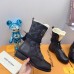 Louis Vuitton Metropolis Flat Ranger Boots with Shearling Louis Vuitton Metropolis Flat Ranger Boots with Shearling