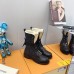 Louis Vuitton Metropolis Flat Ranger Boots with Shearling Louis Vuitton Metropolis Flat Ranger Boots with Shearling