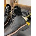 Louis Vuitton Black Territory Flat Ranger Boots with Shearling Louis Vuitton Black Territory Flat Ranger Boots with Shearling