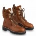 Louis Vuitton Brown Territory Flat Ranger Boots with Shearling Louis Vuitton Brown Territory Flat Ranger Boots with Shearling