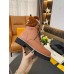 Louis Vuitton Brown Territory Flat Ranger Boots with Shearling Louis Vuitton Brown Territory Flat Ranger Boots with Shearling