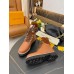 Louis Vuitton Brown Territory Flat Ranger Boots with Shearling Louis Vuitton Brown Territory Flat Ranger Boots with Shearling