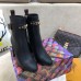 Louis Vuitton Silhouette Ankle Boots In Black Calfskin Louis Vuitton Silhouette Ankle Boots In Black Calfskin