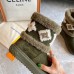 Louis Vuitton Snowdrop Flat Ankle Boots In Khaki Suede with Shearling Louis Vuitton Snowdrop Flat Ankle Boots In Khaki Suede with Shearling