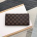 Louis Vuitton Emilie Wallet In Damier Ebene Canvas N63544 Louis Vuitton Emilie Wallet In Damier Ebene Canvas N63544
