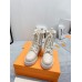 Louis Vuitton Territory Flat Ranger Boots In Cream Leather with Wool Louis Vuitton Territory Flat Ranger Boots In Cream Leather with Wool