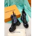 Louis Vuitton Laureate Platform Desert Boots In Monogram Denim Louis Vuitton Laureate Platform Desert Boots In Monogram Denim