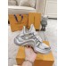 Louis Vuitton LV Archlight Sneakers in White Fabric with Metallic Leather Louis Vuitton LV Archlight Sneakers in White Fabric with Metallic Leather
