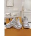 Louis Vuitton LV Archlight Sneakers in White Fabric with Metallic Leather Louis Vuitton LV Archlight Sneakers in White Fabric with Metallic Leather