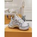 Louis Vuitton LV Archlight Sneakers in White Fabric with Metallic Leather Louis Vuitton LV Archlight Sneakers in White Fabric with Metallic Leather