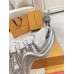 Louis Vuitton LV Archlight Sneakers in White Fabric with Metallic Leather Louis Vuitton LV Archlight Sneakers in White Fabric with Metallic Leather