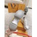 Louis Vuitton LV Archlight Sneakers in White Fabric with Metallic Leather Louis Vuitton LV Archlight Sneakers in White Fabric with Metallic Leather