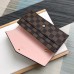 Louis Vuitton Sarah Wallet In Damier Ebene Canvas N60114 Louis Vuitton Sarah Wallet In Damier Ebene Canvas N60114