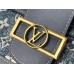 Louis Vuitton Dauphine MM Bag In Monogram Denim M59631 Louis Vuitton Dauphine MM Bag In Monogram Denim M59631