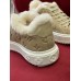 Louis Vuitton Time Out Sneakers in Beige Suede with Shearling Louis Vuitton Time Out Sneakers in Beige Suede with Shearling