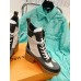 Louis Vuitton Laureate Platform Desert Boots In Grey Suede Leather Louis Vuitton Laureate Platform Desert Boots In Grey Suede Leather