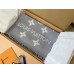 Louis Vuitton LV Essential Scarf In Grey Wool M77727 Louis Vuitton LV Essential Scarf In Grey Wool M77727
