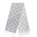 Louis Vuitton LV Essential Scarf In Grey Wool M77727 Louis Vuitton LV Essential Scarf In Grey Wool M77727