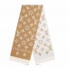 Louis Vuitton LV Essential Scarf In Beige Wool M77728 Louis Vuitton LV Essential Scarf In Beige Wool M77728
