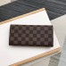 Louis Vuitton Emilie Wallet In Damier Ebene Canvas N60214 Louis Vuitton Emilie Wallet In Damier Ebene Canvas N60214