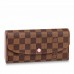 Louis Vuitton Emilie Wallet In Damier Ebene Canvas N60214 Louis Vuitton Emilie Wallet In Damier Ebene Canvas N60214