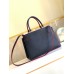 Louis Vuitton Lockme Day Tote Bag In Navy Blue Leather M53645 Louis Vuitton Lockme Day Tote Bag In Navy Blue Leather M53645