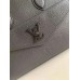 Louis Vuitton Lockme Tote PM Bag In Black Calfskin M55845 Louis Vuitton Lockme Tote PM Bag In Black Calfskin M55845