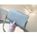 Louis Vuitton Lockme Clutch In Blue Calfskin M56136 Louis Vuitton Lockme Clutch In Blue Calfskin M56136