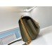 Louis Vuitton Lockme Chain PM Bag In Green Calfskin M57067 Louis Vuitton Lockme Chain PM Bag In Green Calfskin M57067