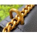 Louis Vuitton Lockme Chain PM Bag In Black Calfskin M57073