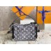 Louis Vuitton Side Trunk Bag In Grey Monogram Denim M21460
