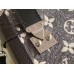 Louis Vuitton Side Trunk Bag In Grey Monogram Denim M21460