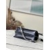 Louis Vuitton Dauphine MM Bag In Grey Monogram Denim M21458 Louis Vuitton Dauphine MM Bag In Grey Monogram Denim M21458