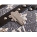 Louis Vuitton Petite Malle Bag In Grey Monogram Denim M21462 Louis Vuitton Petite Malle Bag In Grey Monogram Denim M21462