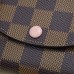 Louis Vuitton Rosalie Coin Purse In Damier Ebene Canvas N64423 Louis Vuitton Rosalie Coin Purse In Damier Ebene Canvas N64423