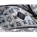 Louis Vuitton Neverfull MM Bag In Grey Monogram Denim M21465 Louis Vuitton Neverfull MM Bag In Grey Monogram Denim M21465