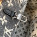 Louis Vuitton OnTheGo MM Bag In Grey Monogram Denim M46448 Louis Vuitton OnTheGo MM Bag In Grey Monogram Denim M46448